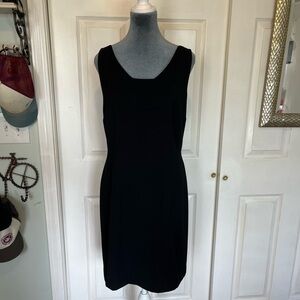 LOFT Black Sleeveless Mini Dress